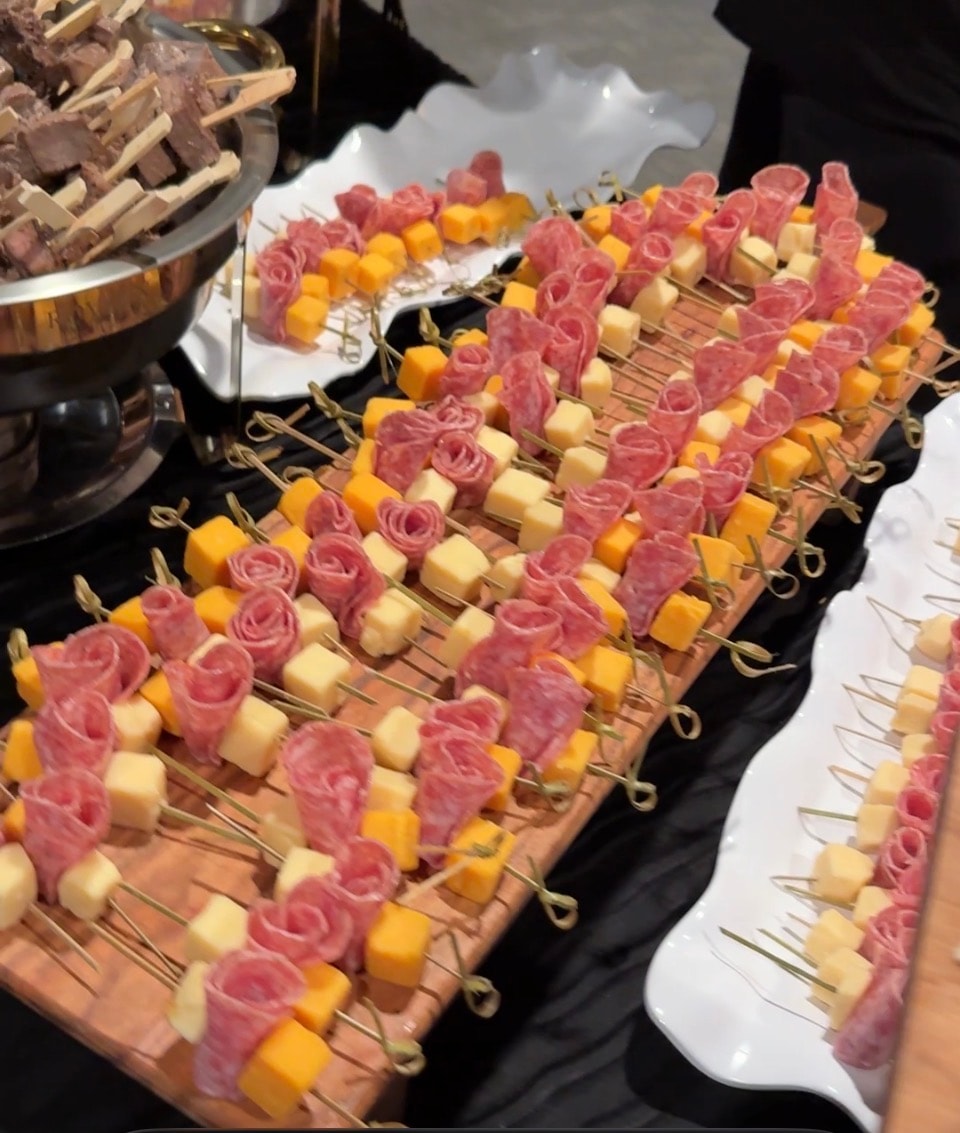 Fazio Foods catering spread